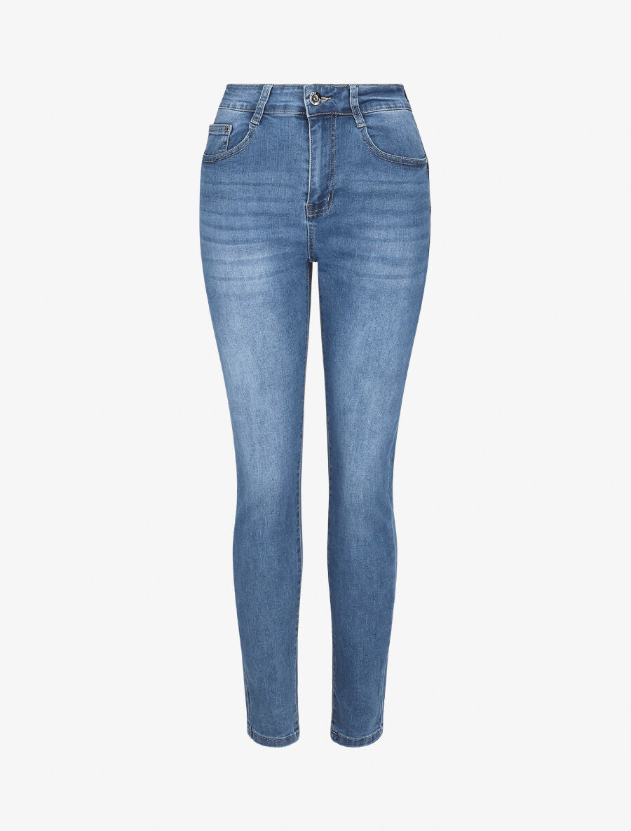 Jean classique push up coupe skinny - Bleu - 4