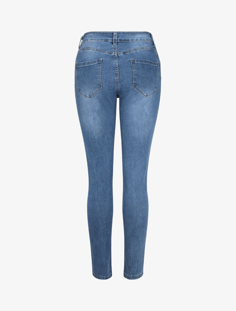 Jean classique push up coupe skinny - Bleu - 2