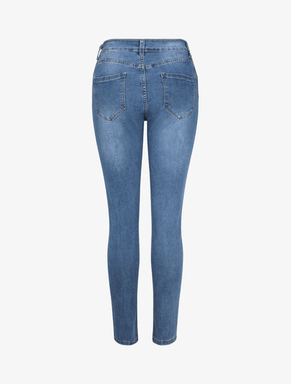 Jean classique push up coupe skinny - Bleu - 2