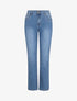 Jean grande taille coupe droite taille standard - Bleu - 1