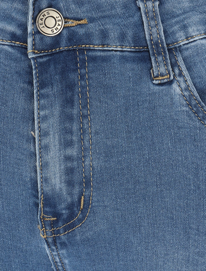 Jean grande taille coupe slim taille standard - Bleu - 3