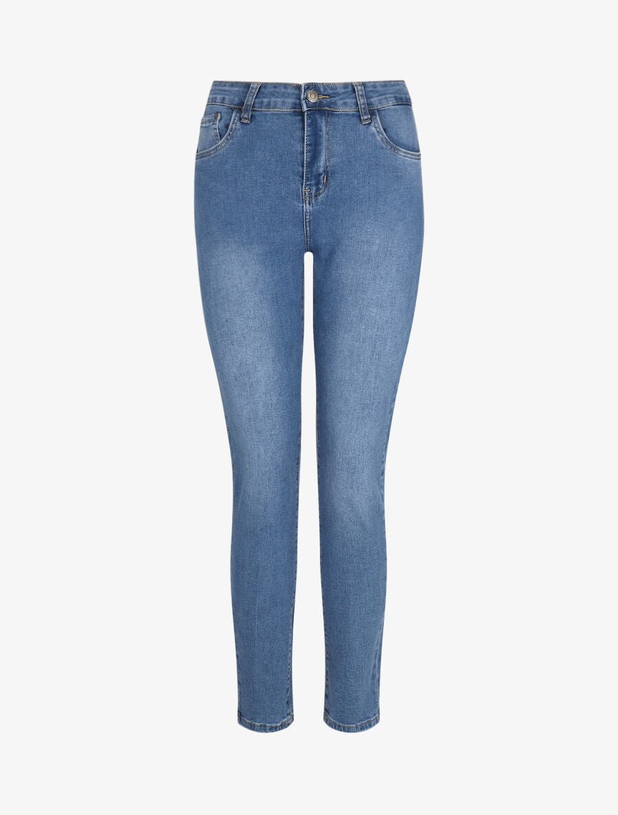 Jean slim grande taille - Bleu - 1