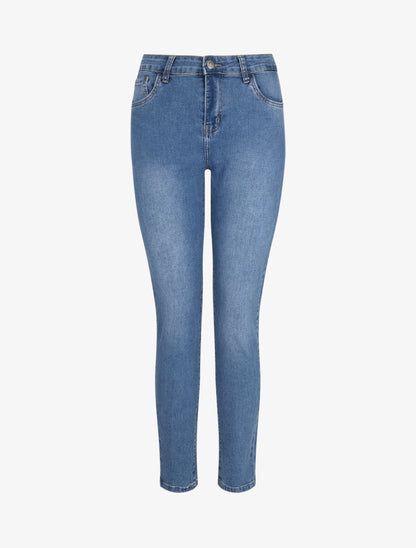 Jean slim grande taille - Bleu - 1