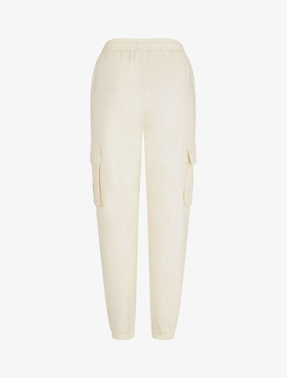 Pantalon cargo taille haute - Écru - 2