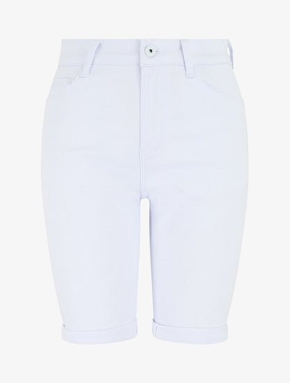 Bermuda push up uni - Blanc - 1