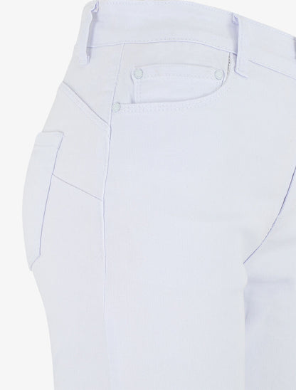 Bermuda push up uni - Blanc - 3