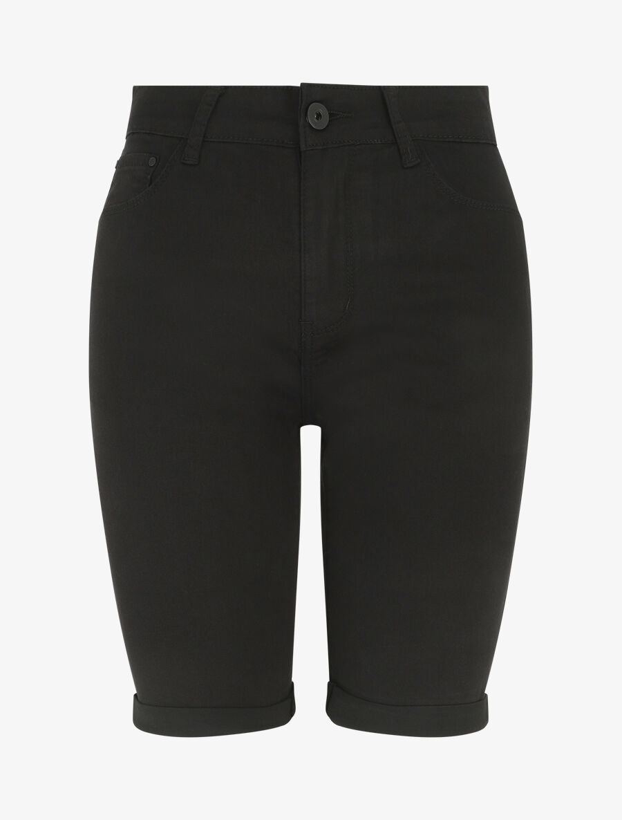 Bermuda push up uni - Noir - 4