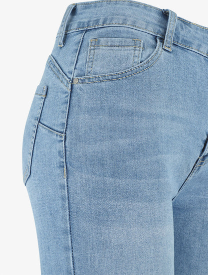 Bermuda en jean coupe slim - Bleu - 3