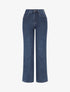 Jean wide leg coupe droite - Bleu - 4