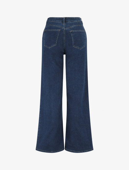 Jean wide leg standard coupe droite - Bleu - 2