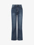 Jean push up délavé coupe droite - Bleu - 4