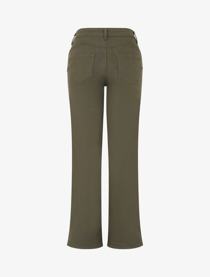 Jean push up coupe droite - Kaki - 2