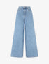 Jean push up wide leg coupe droite - Bleu clair - 1