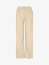 Jean droit push up taille haute - Beige clair - 4