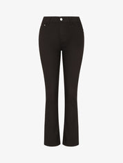 Jean droit grande taille effet push up - Noir - 1