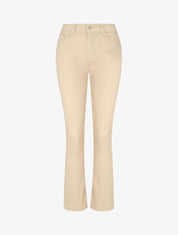Jean droit grande taille effet push up - Beige - 1