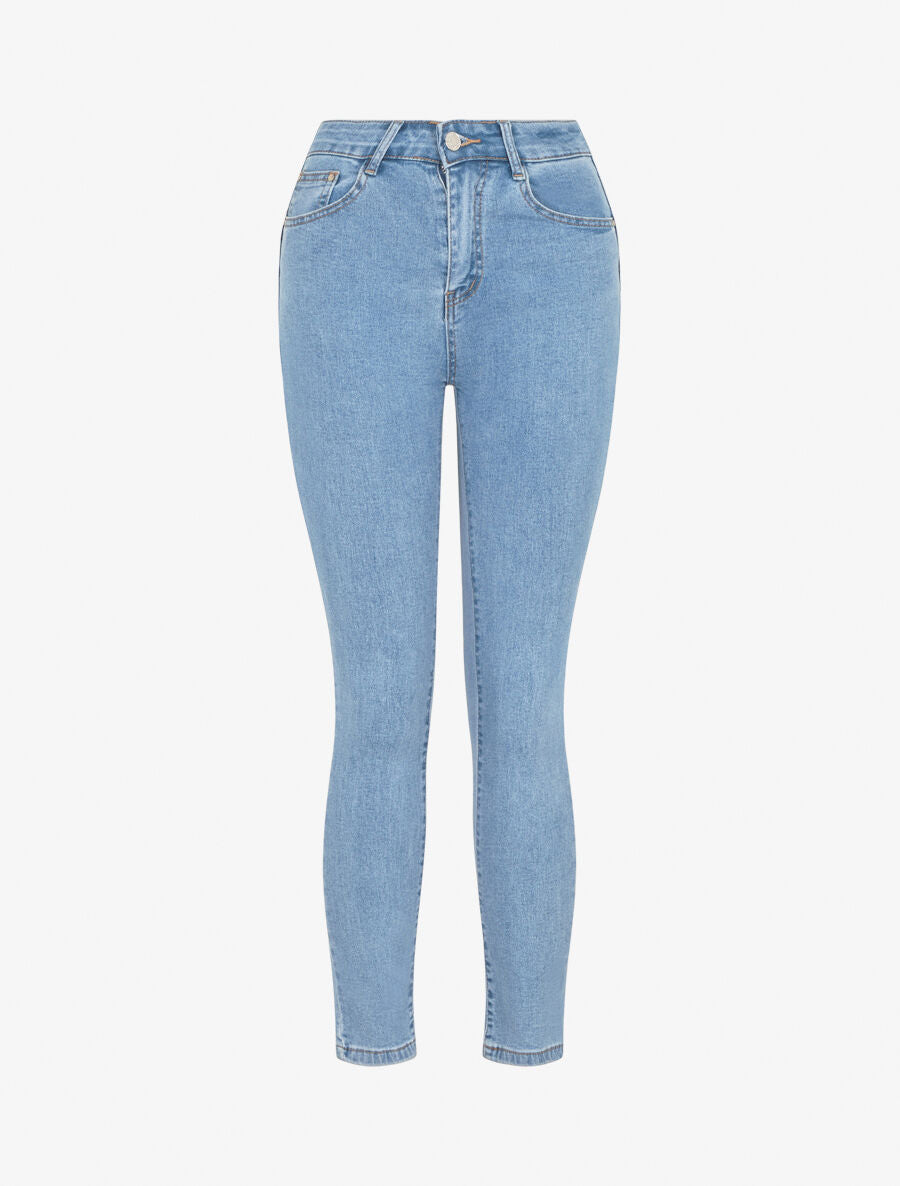 Jean standard coupe skinny - Bleu - 1
