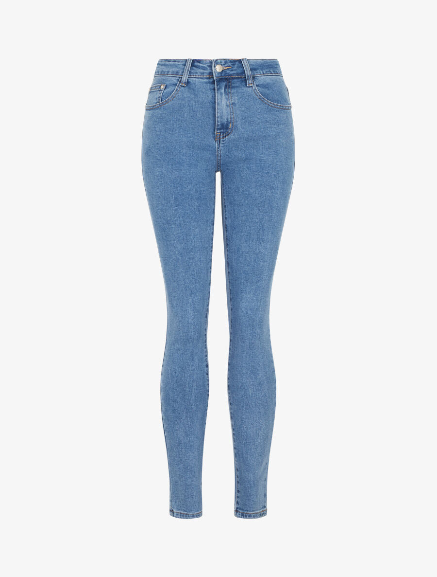 Jean taille standard coupe skinny - Bleu clair - 1