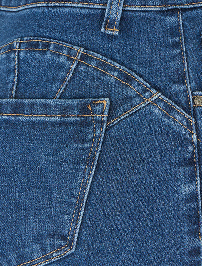 Jean standard coupe droite - Bleu - 3