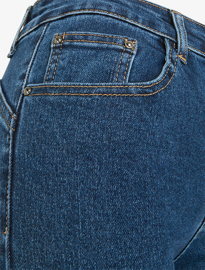 Jean wide leg push up - Denim - 3