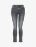 Jean slim effet blanchi - Anthracite - 1