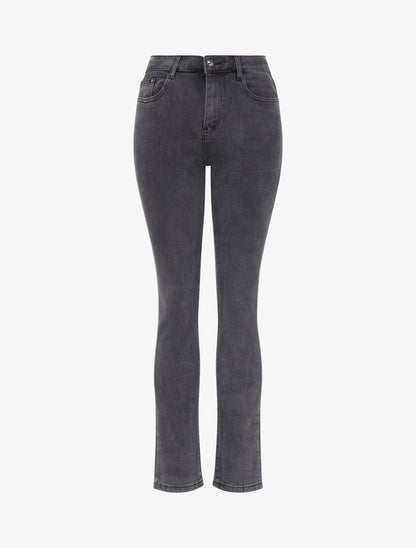 Jean classique coupe slim - Gris anthracite - 1