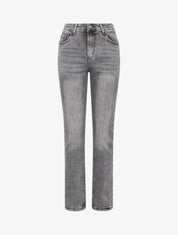 Jean push up coupe droite - Gris - 1