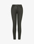 Jean skinny enduit taille standard - Kaki foncé - 1