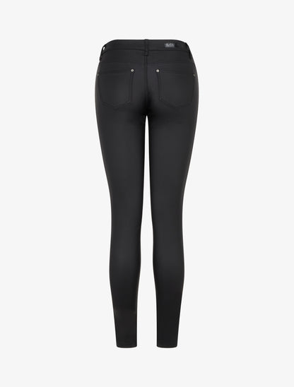 Jean skinny enduit taille standard - Noir - 2
