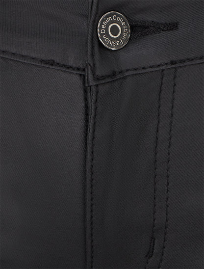 Jean skinny enduit taille standard - Noir - 3