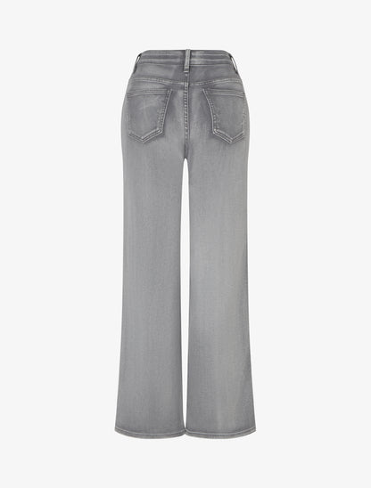 Jean standard wide leg coupe droite - Gris - 2