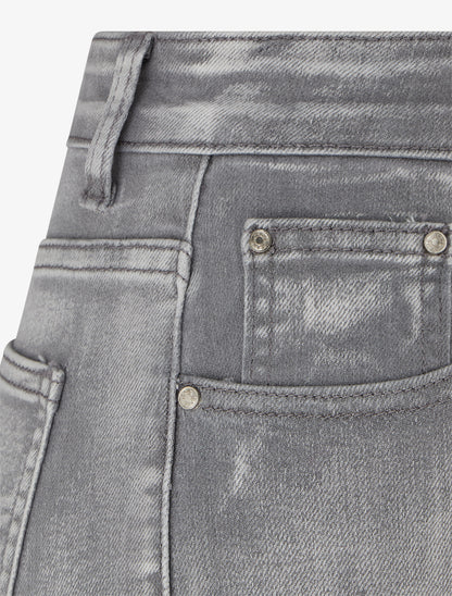 Jean standard wide leg coupe droite - Gris - 3