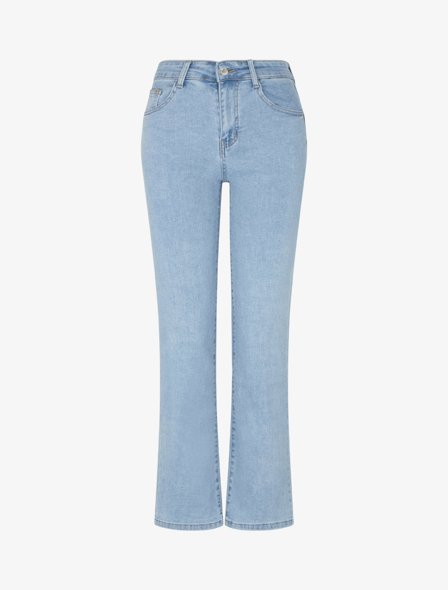 Jean standard push up coupe droite - Bleu - 1