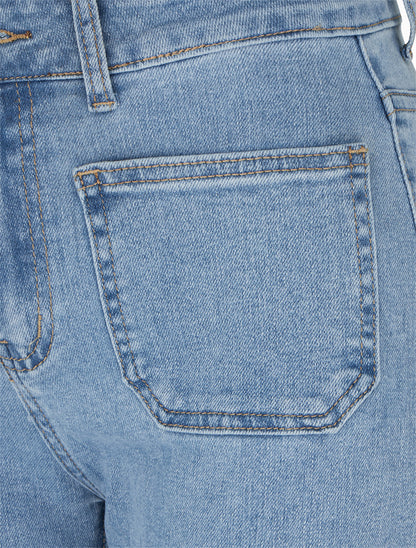 Jean push up coupe droite - Bleu - 3