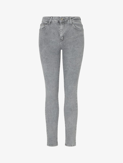 Jean classique coupe slim - Gris - 1
