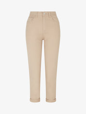 Jean mom taille haute - Beige - 1