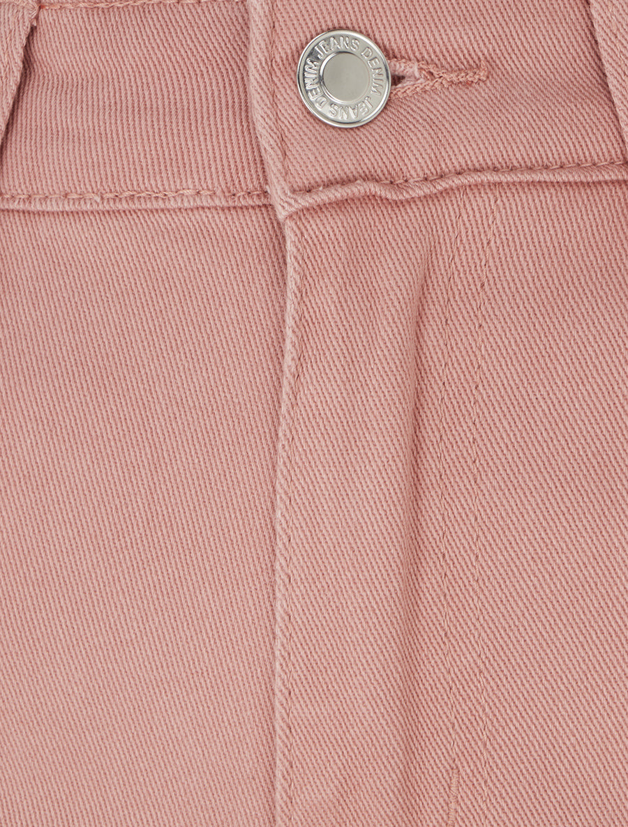 Jean mom taille haute - Vieux rose - 3