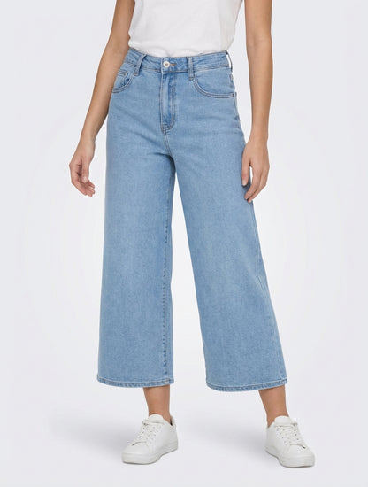 Ruime Bermuda standaardmaat - Blauw