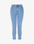 Jean mom basique taille standard - Bleu - 1