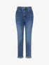 Jean mom taille haute - Bleu denim - 1