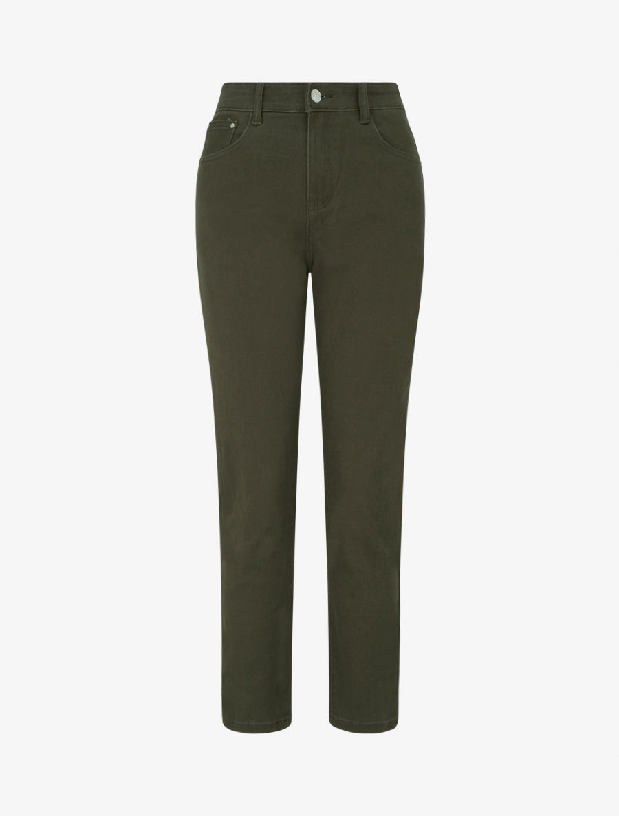 Jean mom uni - Kaki - 1