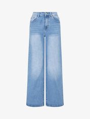 Jean push-up wide leg - Bleu clair - 1