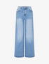 Jean push-up wide leg - Bleu clair - 1