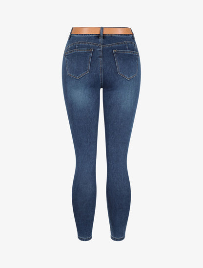 Jean skinny accessoirisé d&