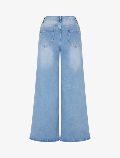Jean standard coupe droite - Bleu clair - 2