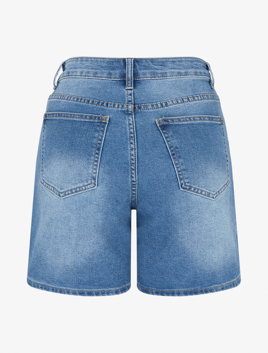 Short en jean - Bleu - 2