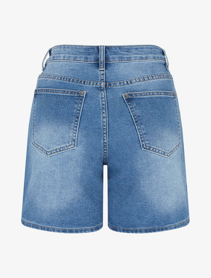 Short en jean - Bleu - 2