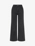 Jean wide leg taille haute - Gris anthracite - 1