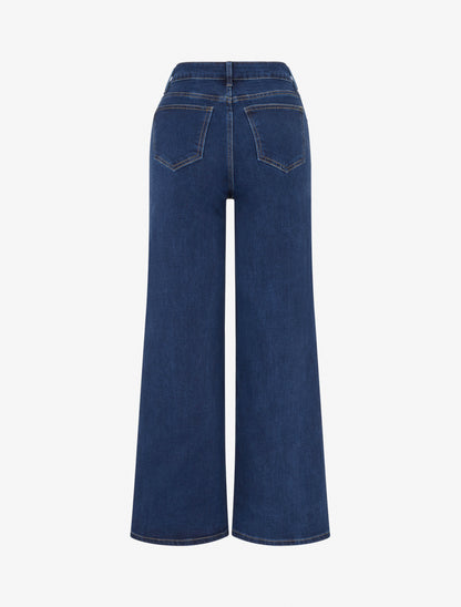 Jean standard wide leg - Bleu - 2