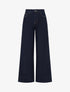 Jean ample grande taille à coutures apparentes - Bleu brut - 1